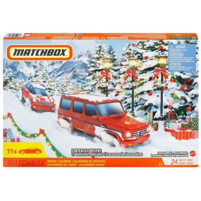 Mattel MTTHJW40 Matchbox 2022 Advent Calendar Car Toy - 6 Piece 