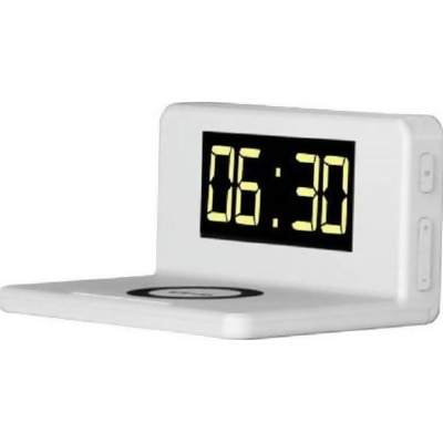 miLINK ACWC-I72 LED Alarm Clock with Wireless Charger 
