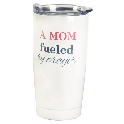 Dicksons SSTUMW-147 Tumbler A Mom Fueled By White 20 oz 