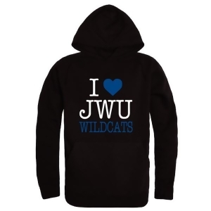 W Republic 553-657-Blk-04 Johnson & Wales University Wildcats I Love Hoodie, Black - Extra Large - All