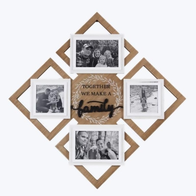 Youngs 21467 Wood Woodland Wall Collage Photo Frame 