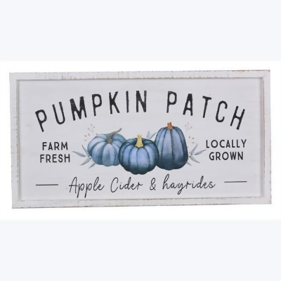 Youngs 82415 Wood Framed Pumpkin Patch Wall Sign 