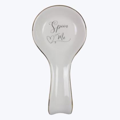 White Rest Easy Spoon Rest