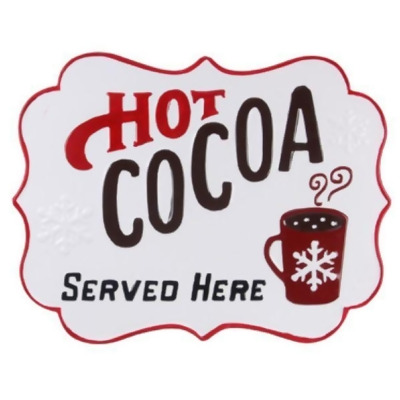 Youngs 90532 Tin Christmas Hot Cocoa Wall Sign 