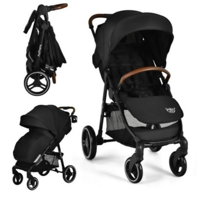 Total Tactic BC10019BK 5-Point Harness Lightweight Infant Stroller with Foot Cover & Adjustable Backrest, Black 