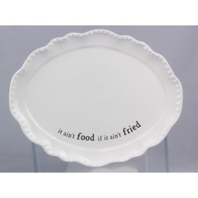 Youngs 58507 Ceramic It Aint Fried Platter 