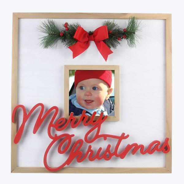 Youngs 91439 Wood Christmas Large Wall Photo Frame