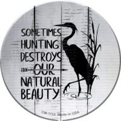 Smart Blonde CC-1112 3.5 in. Destroys Natural Beauty Novelty Circle Coaster - Set of 4 