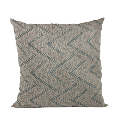 Plutus Brands PBRA2448-2020-DP Blue Triangles Abstract Luxury Throw Pillow - 20 x 20 in. 