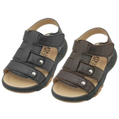 Easy 2366678 PU Sandals for Boys, 2 Color - Size 5-10 - Case of 24 