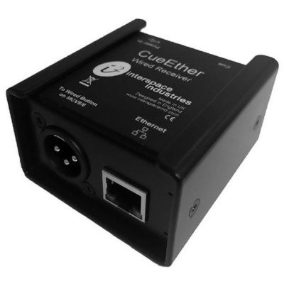 Interspace INTI-CUEETHER-WR 5V USB PSU Remote Ethernet Cueing Wired Receiver 