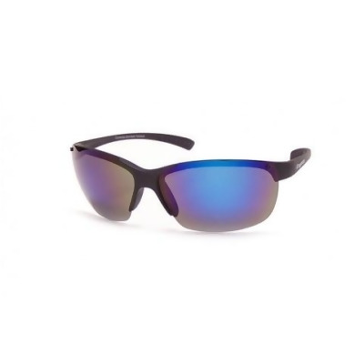 Coyote Eyewear 680562073010 P-30 Black - Blue Mirror- Sportsman P-Series Polarized Aviator Sunglasses 