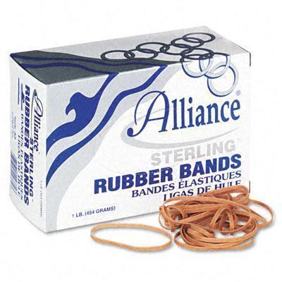 Alliance ALL-24335 Sterling Ergonomically Correct Rubber Bands- No. 33- 3.5 x .13- 850 Bands-1lb Box 