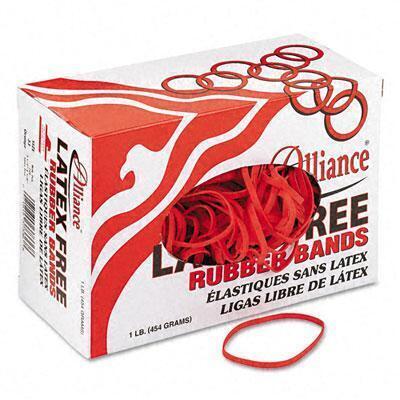 Alliance ALL-37336 Latex-Free Orange Rubber Bands- Size 33- 3.5 x .13- 850-Box 