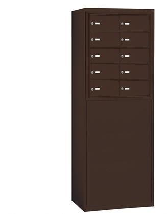 Salsbury 19954BRZ Free-Standing Enclosure For 19055-10- 19058-10- 19055-16- 19058-16- 19055-20 And 19058-20 Recessed Mounted Cell Phone Lockers - Bronze 