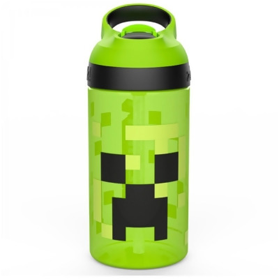 Minecraft 838125 16 oz Minecraft Creeper Water Bottle with Drinking Spout 