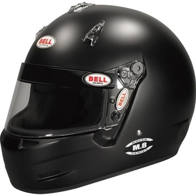 Bell Helmets BEL1419A15 SA2020 M8 Flat Helmet - Black - Large 