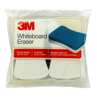 3M MMM581WBE-3 3 x 5 in. Whiteboard Eraser Pad, Blue & White - 2 Count - Pack of 3 