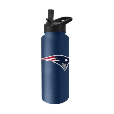 Logo Chair 619-S34QB-8 34 oz NFL New England Patriots Quencher Water Bottle 