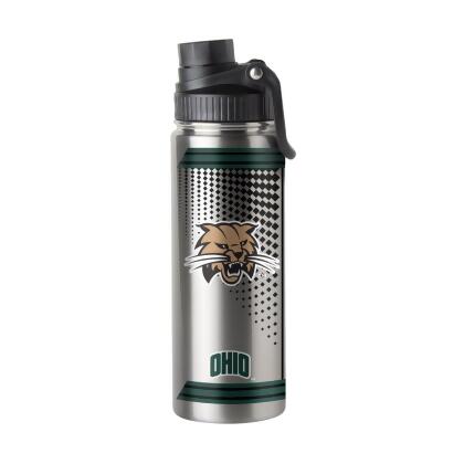 Logo Chair 251-S21TTB-3 21 oz NCAA Ohio Bobcats Hero Twist Top Water Bottle 