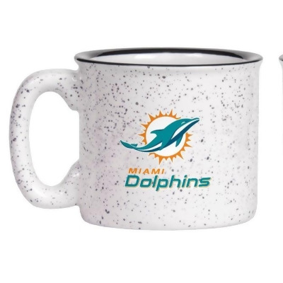 Logo Chair 614170 15 oz NFL Miami Dolphins Campfire Mug 