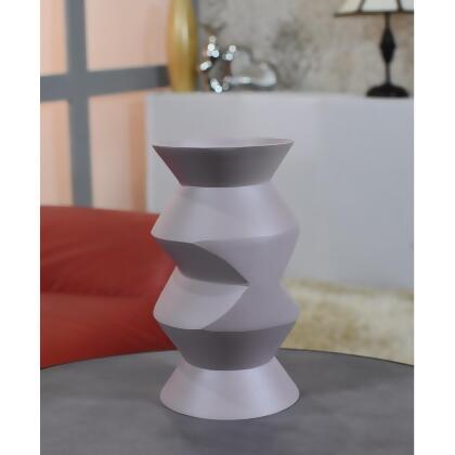 BBH Homes UBBBAOB286CSC1HS 7.5 x 4.5 in. Handmade Aluminium Geometric Bud Vase for Indoor & Outdoor Use, Light Pink 