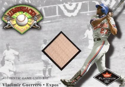 Montreal Expos Baseball Card Vladimir Guerrero Baseball Card 