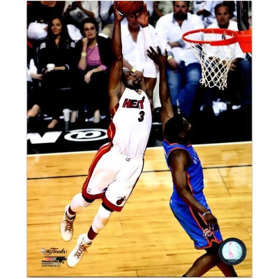 Autograph Warehouse 725641 8 x 10 in. Dwyane Wade Miami Heat NBA Finals Versus Okc Photofile Licensed Photo 