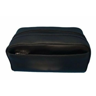 Autograph Warehouse 654549 Coach Leather Travel Kit Black F58542 Toiletry Shave Bag 