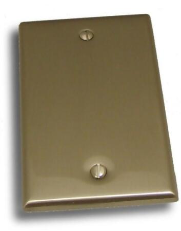 Residential Essentials 10811SN Single Blank Switch Plate- Satin Nickel 