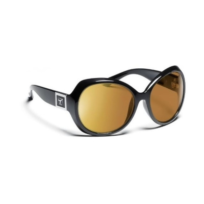7eye 820517 Lily Photochromic Day Night Eclypse Sunglasses- Glossy Black - Medium & Extra Large 