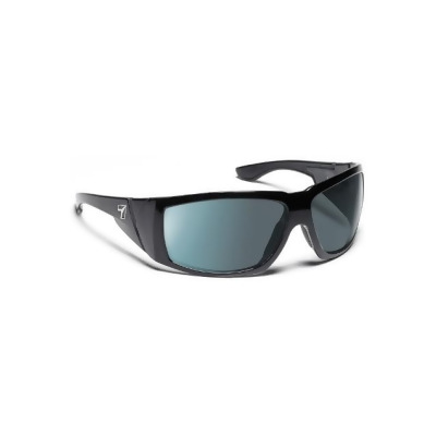 7eye 900517 Jordan Photochromic Day Night Eclypse Sunglasses- Glossy Black - Medium & Extra Large 