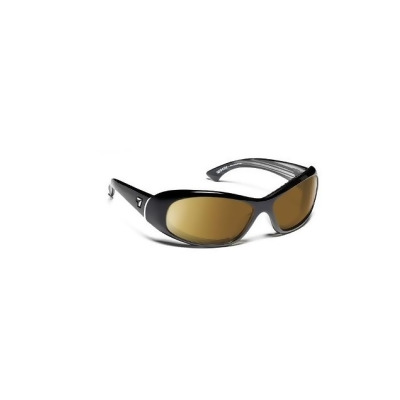 7eye 440517 Leveche Photochromic Day Night Eclypse Sunglasses- Glossy Black - Small & Medium 