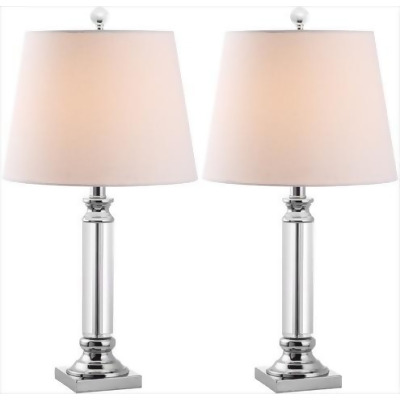 Safavieh LIT4098A-SET2 Zara Crystal Table Lamp- Clear - Set Of 2 