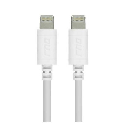 RND Accessories 2X Apple Certified Lightning Data Sync And Charge To Usb Cable 6 ft. - White- Set of 2 