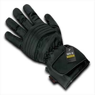 RapDom T03-PL-BLK-01 Everest Patrol Winter Glove- Black- Small 