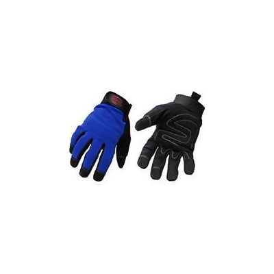 Boss Manufacturing 656688 Mechanic Glove - Large- Blue & Black 