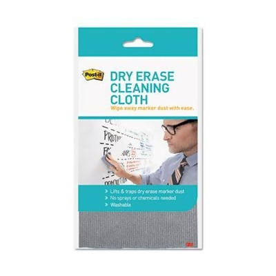 3M-Commercial Tape Div. DEFCLOTH Dry Erase Cleaning Cloth - Fabric- 10.63 D x 10.63 W in. 