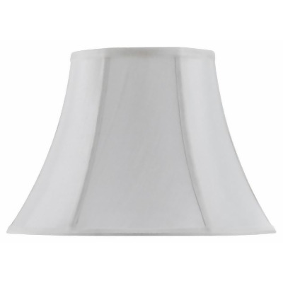 Cal Lighting SH-8104-12-WH 12 in. Vertical Piped Basic Bell Shade- White 