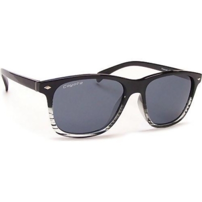 CoyoteVision Dakota blk fade-gray Dakota Polarized Street and Sport Sunglasses- Black Fade & Gray 