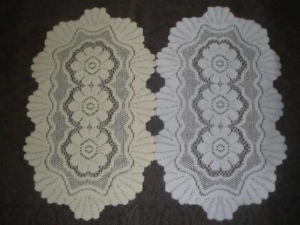 Tapestry Trading 558W1616 16 x 16 in. European Lace Doily- White 