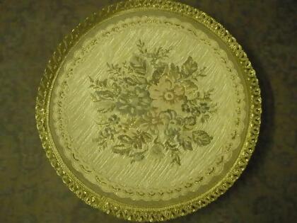Tapestry Trading A14B 14 in. Begium Doily Anika- Blue 
