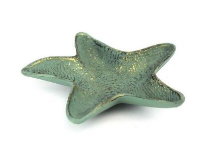 Handcrafted Decor K-1290-bronze Antique Bronze Cast Iron Starfish Decorative Bowl- 8 in. 
