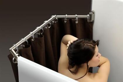STROMBER EXT3542S Extend A Shower Rod- Satin 