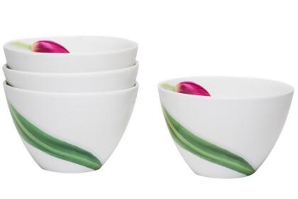 Red Vanilla FP003-421 5 in. Dutch Garden Coupe Bowls- Set of 4 