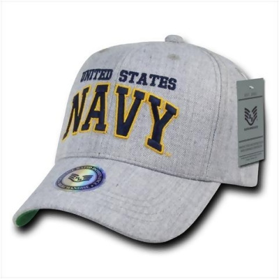 Rapid Dominance S016-NAVY Heather Grey Military Caps- Navy 