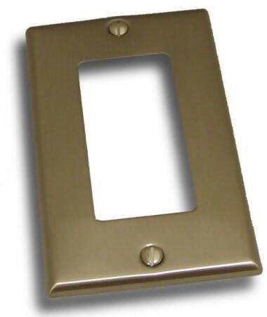 Residential Essentials 10815SN Single Rocker Switch Plate- Satin Nickel 