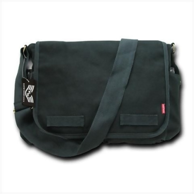 Rapid Dominance R31-BLK Classic Military Messenger Bags- Black 