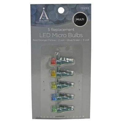 Noma Inliten 11206-88 Multi Micro LED Replacement Bulb- 5 Pack 