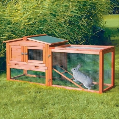 TRIXIE Pet Products 62339 Rabbit Hutch With Outdoor Run- Extra Small 